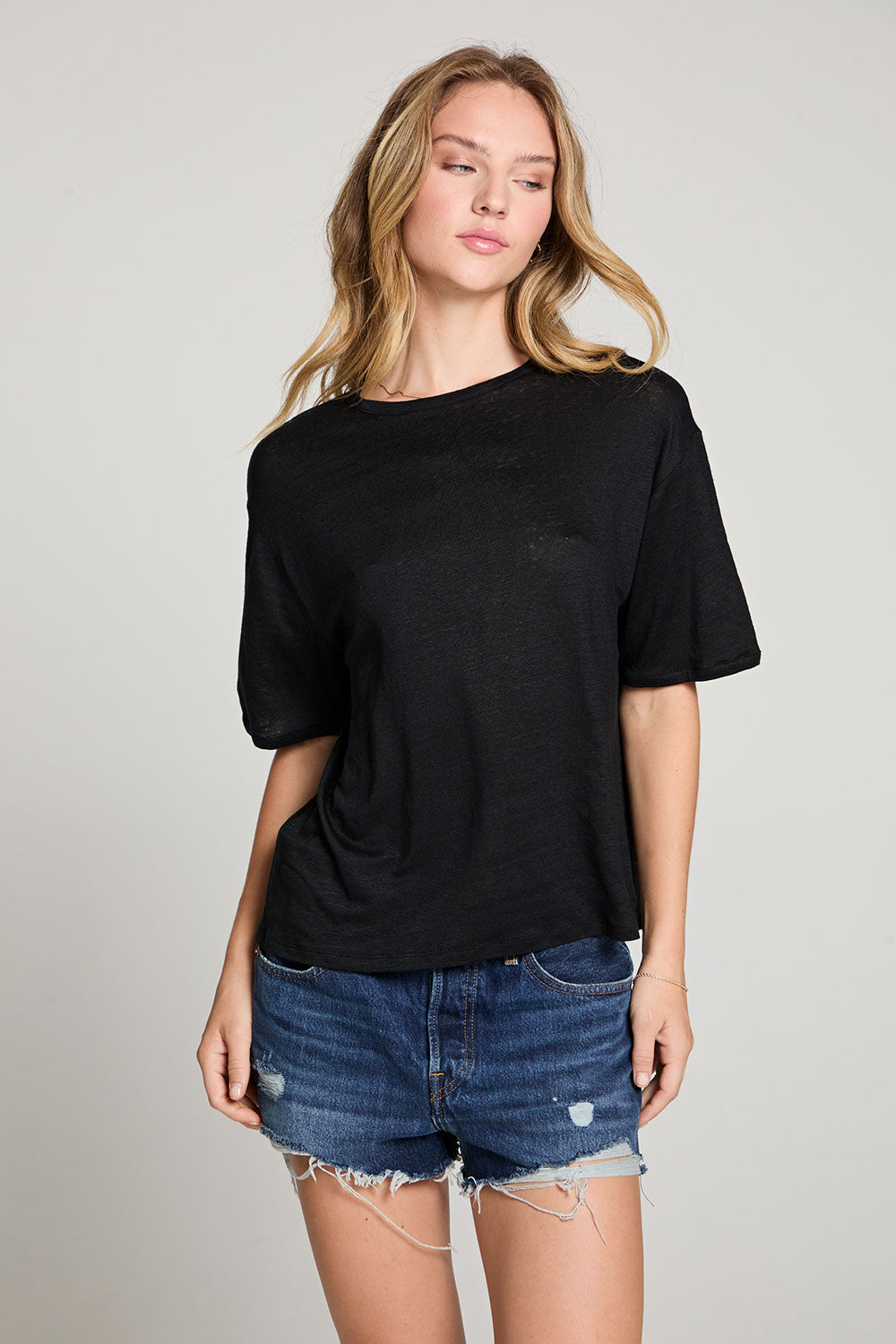 Charlotte Black Tee WOMENS chaserbrand