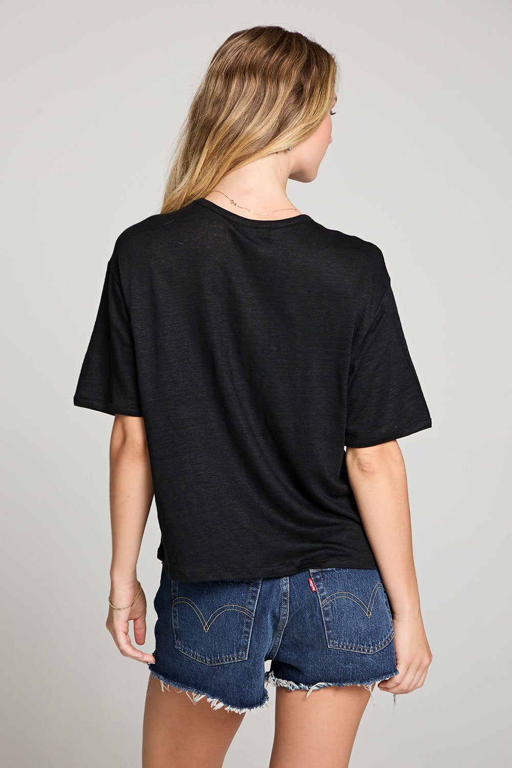 Charlotte Black Tee WOMENS chaserbrand