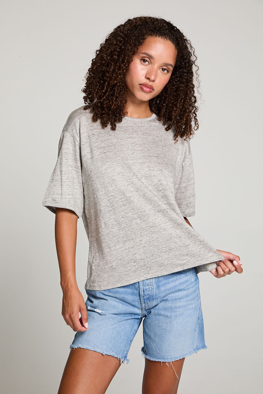 Charlotte Heather Grey Tee WOMENS chaserbrand