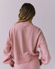 Womens Casbah Pink Melon Crop Pullover chaserbrand