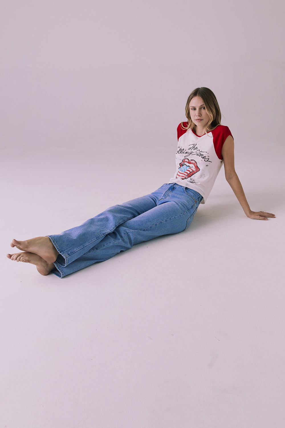 Rolling Stones Tongue USA Tee Womens chaserbrand