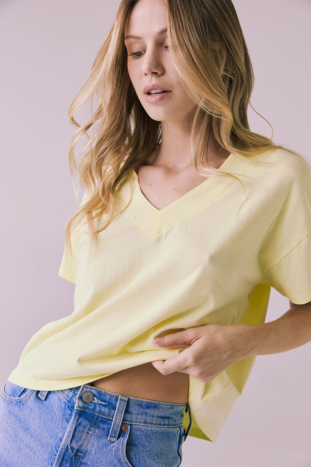 Mazzy Panna Cotta Tee Womens chaserbrand