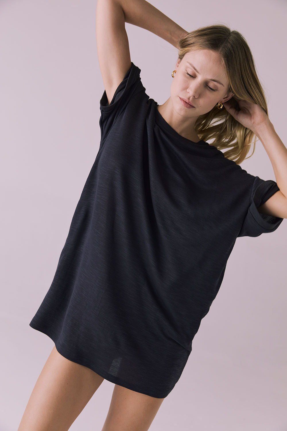 Blair Licorice Black Mini Dress WOMENS chaserbrand