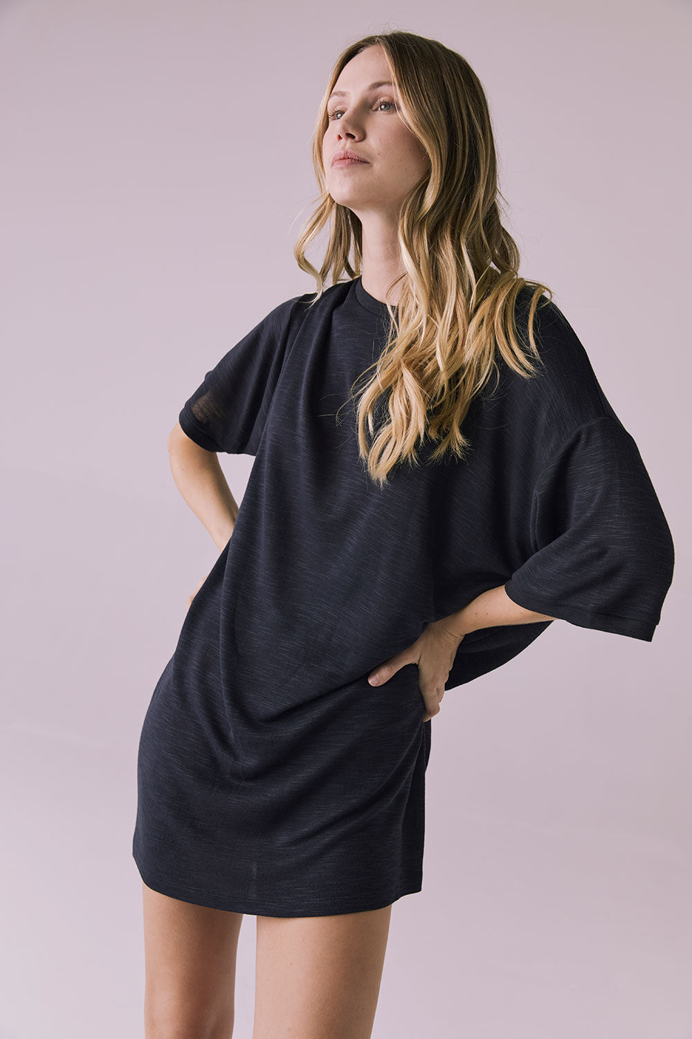 Blair Licorice Black Mini Dress WOMENS chaserbrand