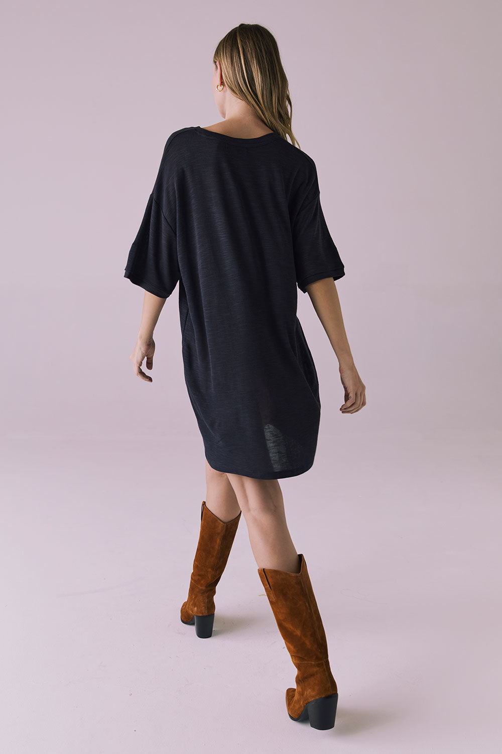 Blair Licorice Black Mini Dress WOMENS chaserbrand