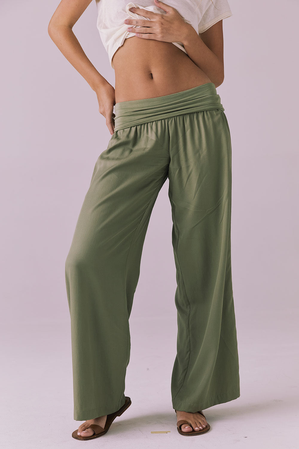 Didion Meadow Green Trousers Womens chaserbrand