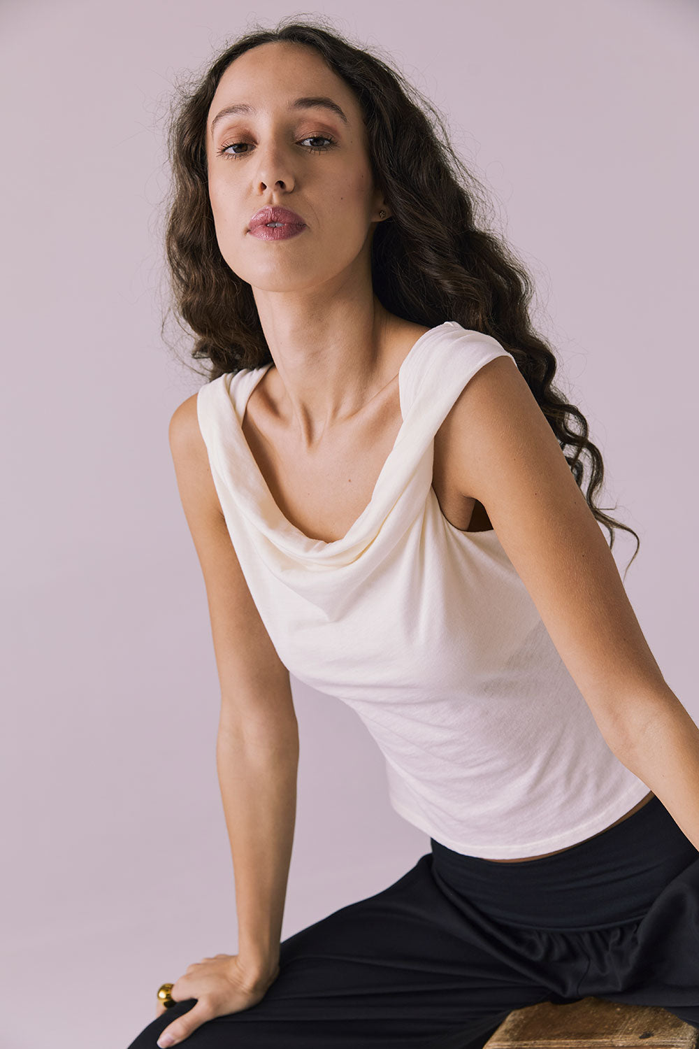Roxanne Starry White Tank Womens chaserbrand