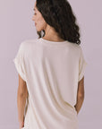 Audrey Starry White Tee Womens chaserbrand