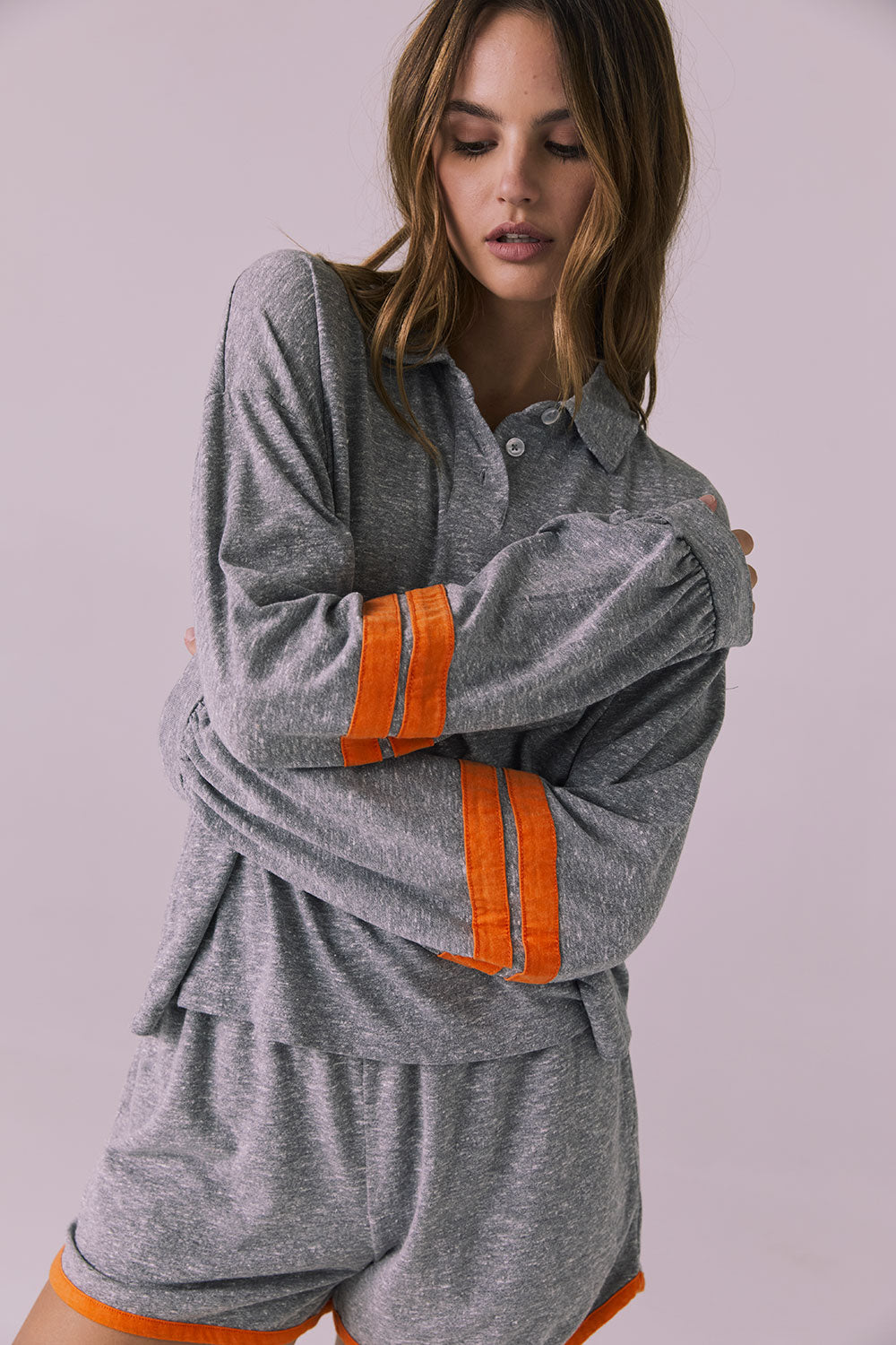 Bentley Streaky Grey Pullover Womens chaserbrand