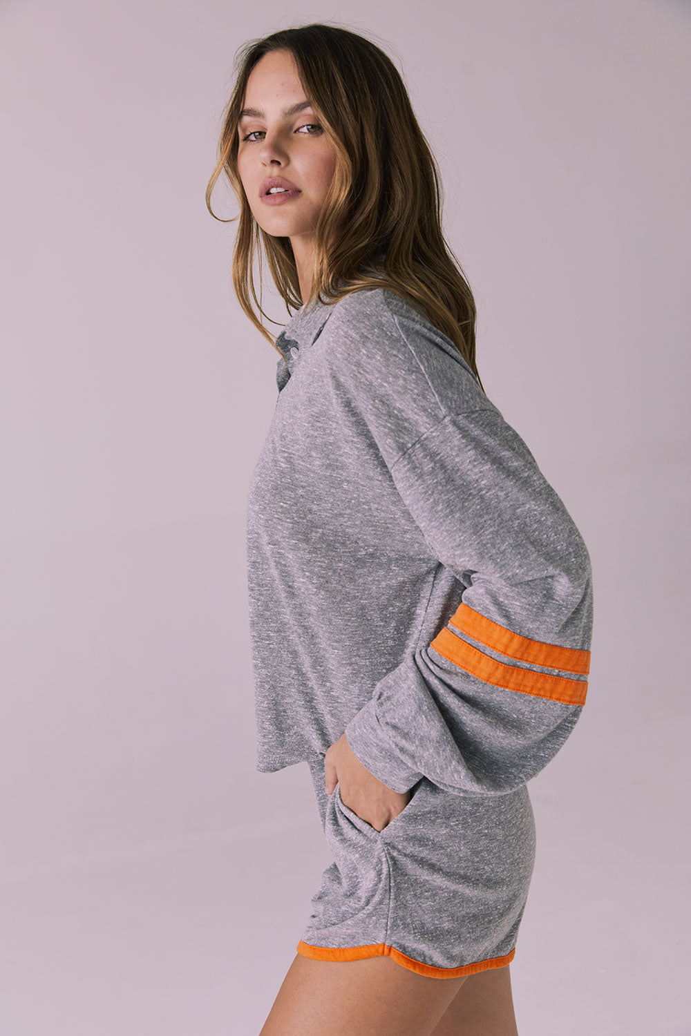 Bentley Streaky Grey Pullover Womens chaserbrand