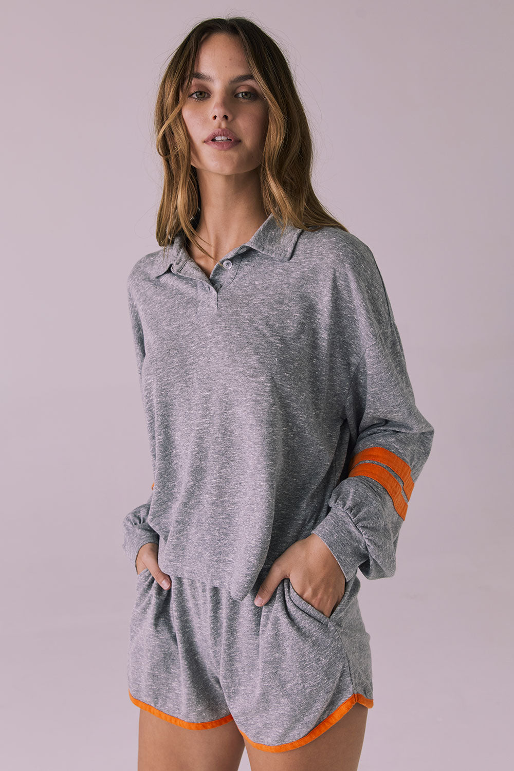 Bentley Streaky Grey Pullover Womens chaserbrand