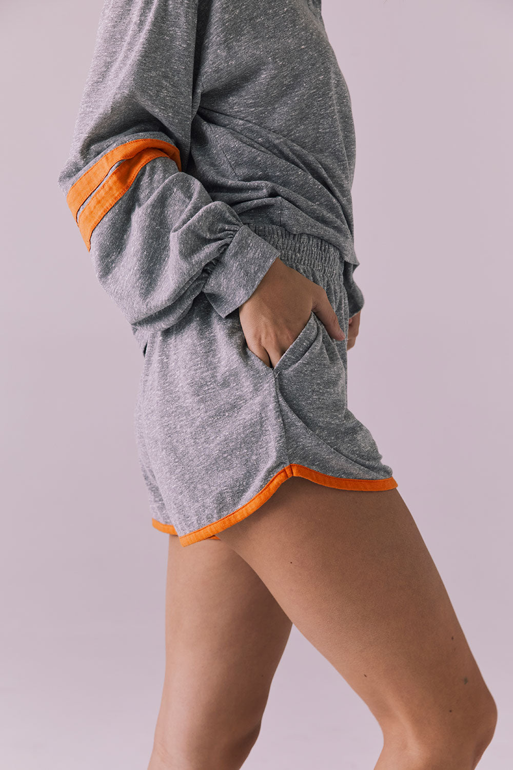 Taylorr Streaky Grey Shorts Womens chaserbrand