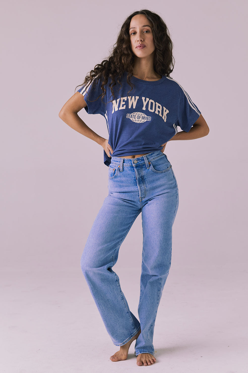New York Strappings Tee Womens chaserbrand