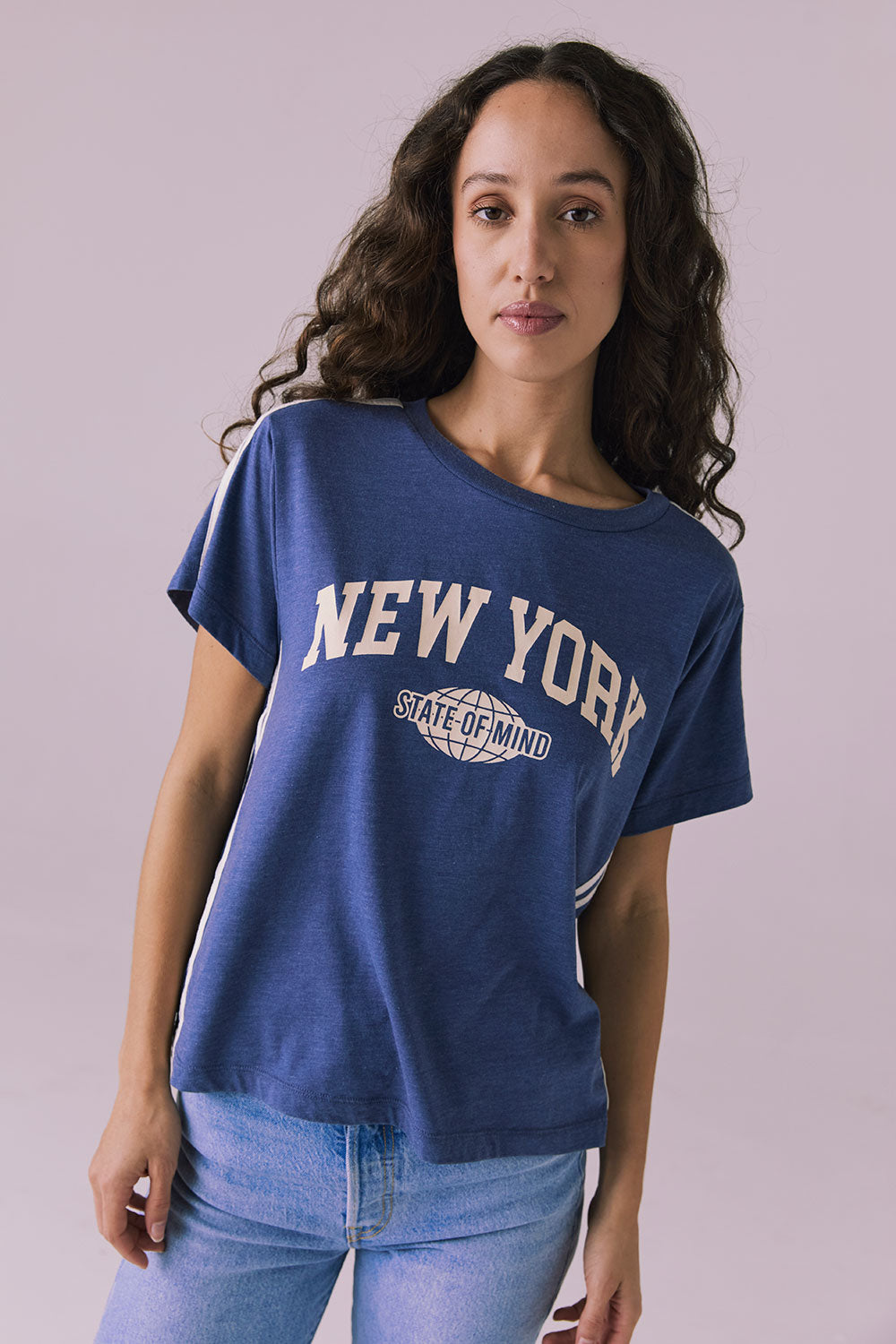 New York Strappings Tee Womens chaserbrand