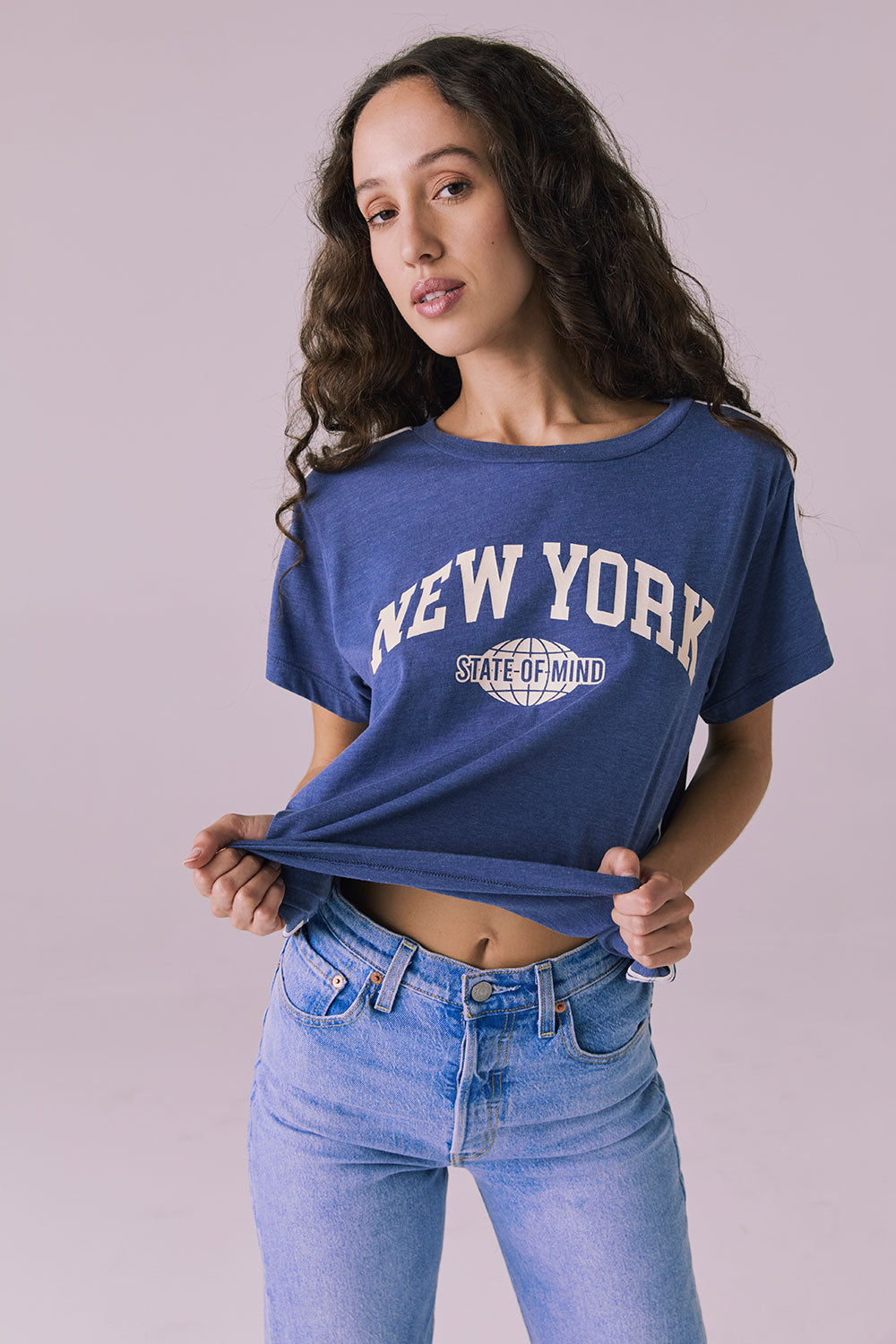 New York Strappings Tee Womens chaserbrand