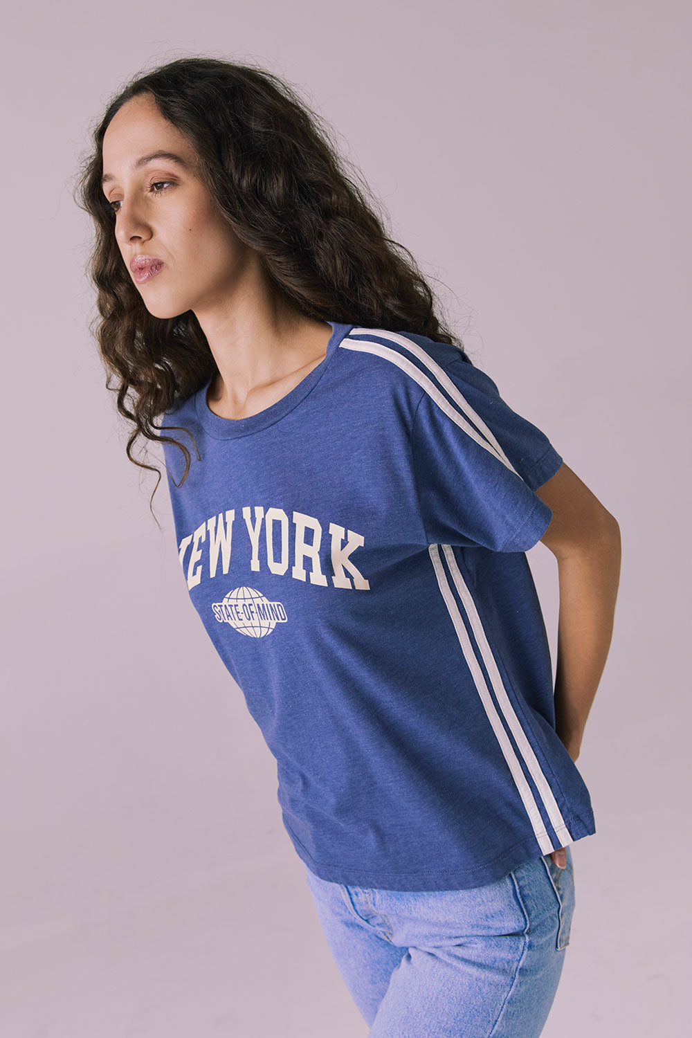 New York Strappings Tee Womens chaserbrand