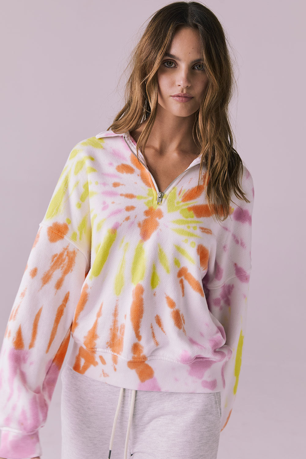 Neon Tie Dye Long Sleeve Womens chaserbrand