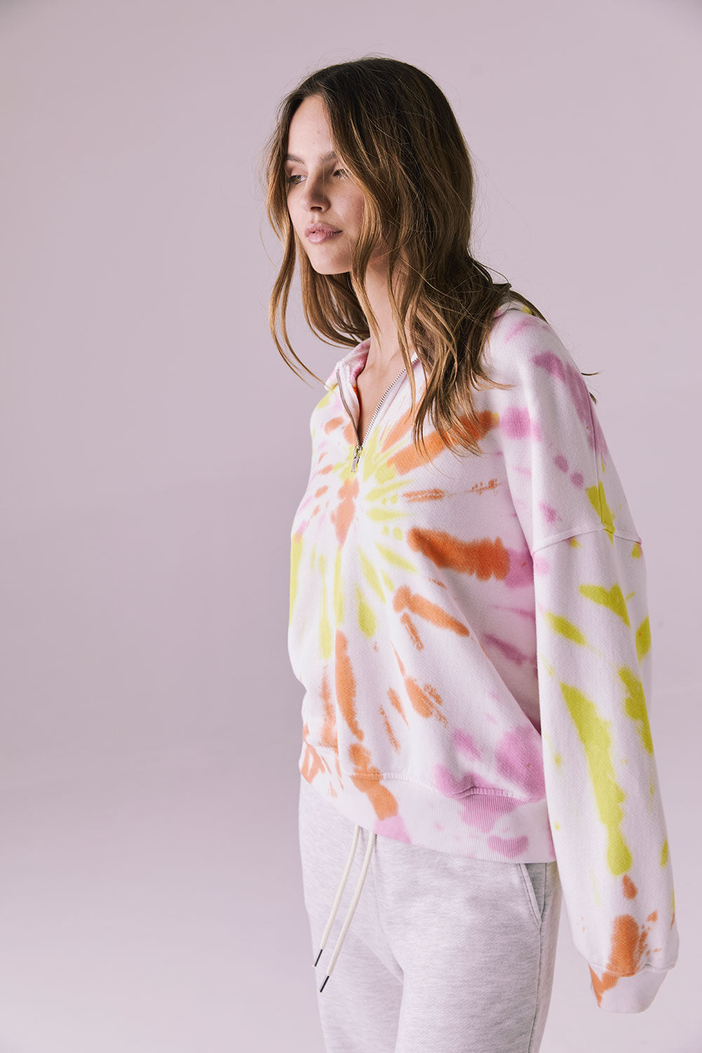 Neon Tie Dye Long Sleeve Womens chaserbrand