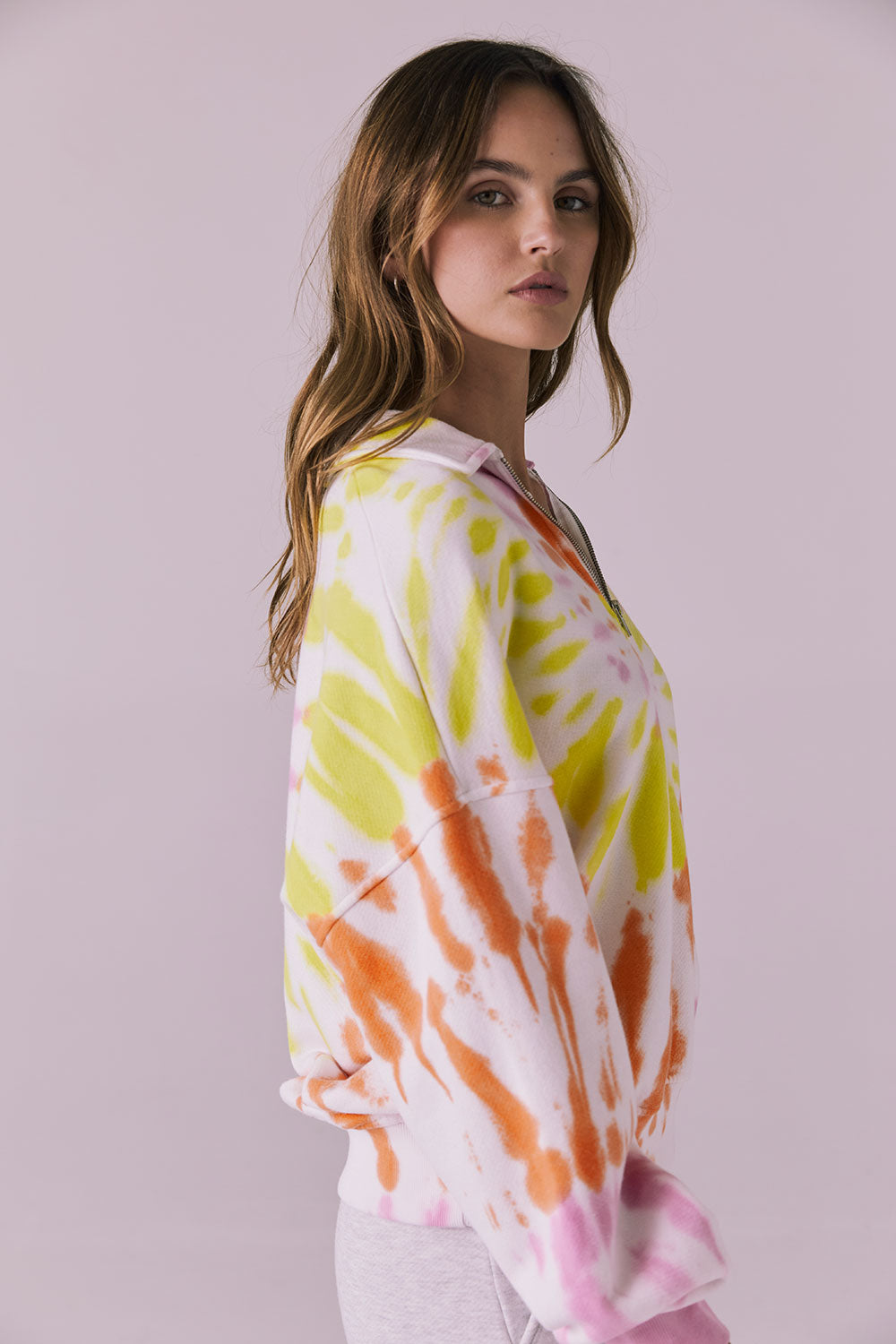 Neon Tie Dye Long Sleeve Womens chaserbrand