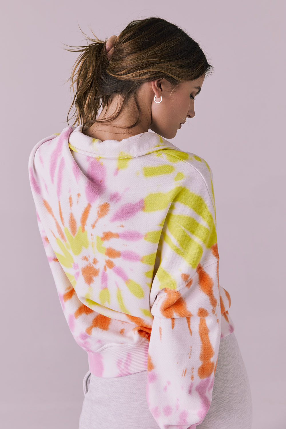 Neon Tie Dye Long Sleeve Womens chaserbrand