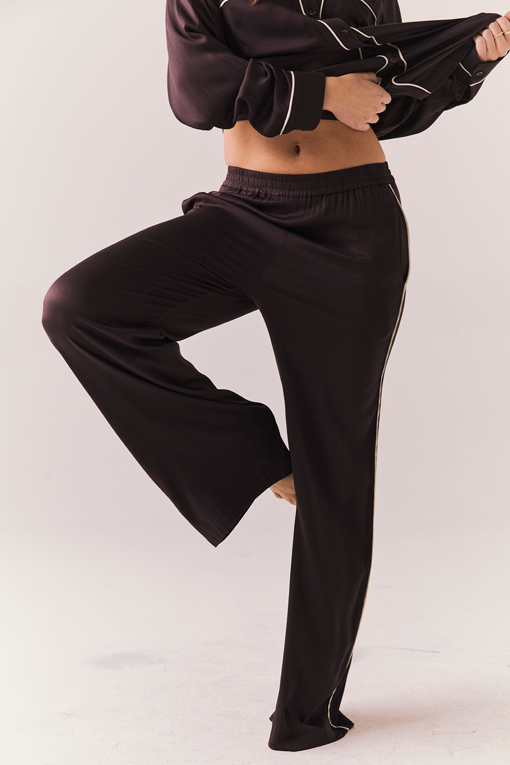 Rosine Espresso Trousers Womens chaserbrand