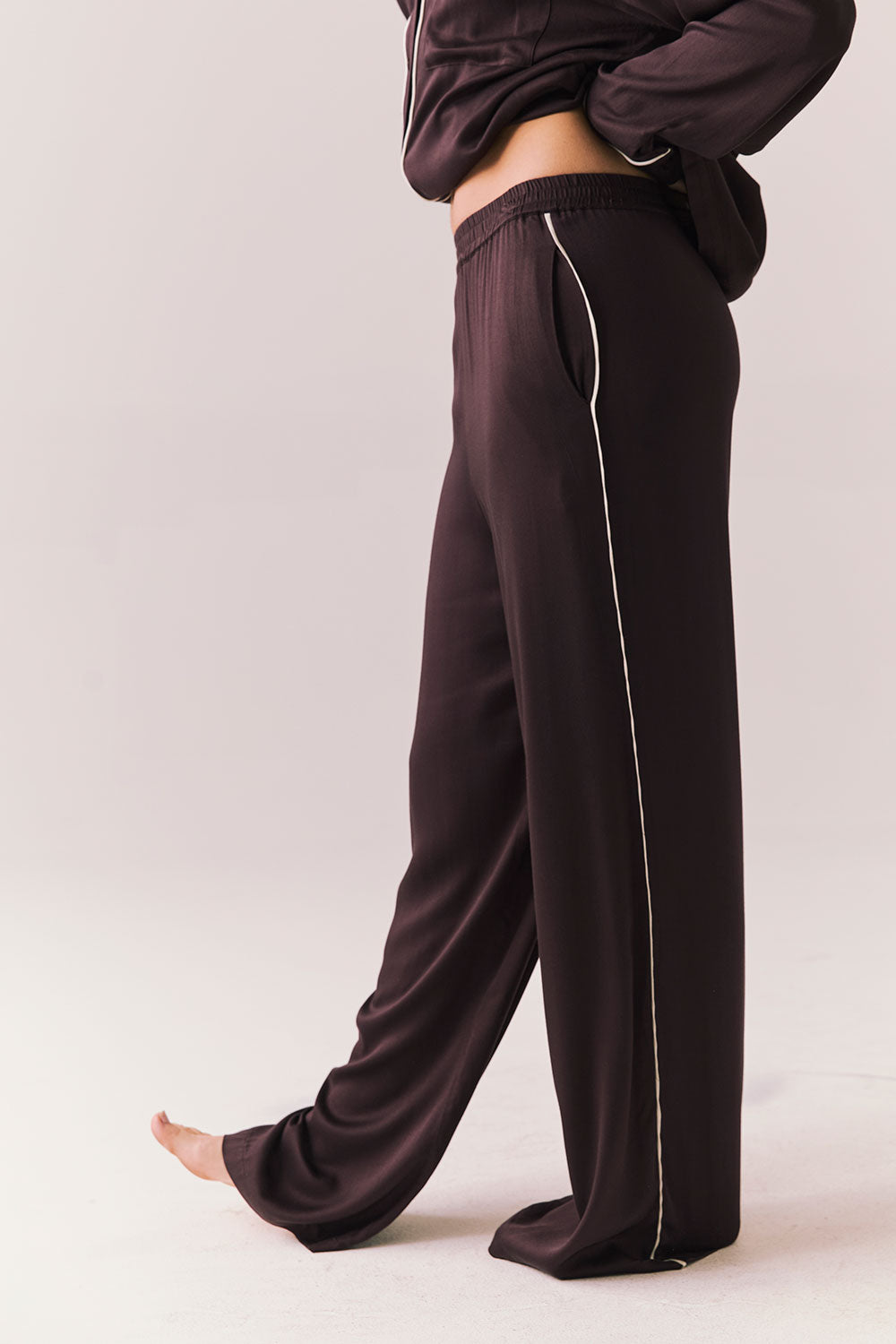 Rosine Espresso Trousers Womens chaserbrand