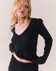 Chlo True Black Long Sleeve Womens chaserbrand