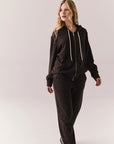 Louna Leopard Zip Up Womens chaserbrand