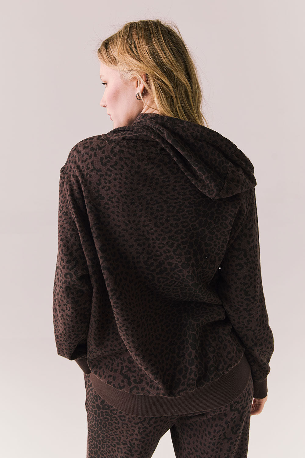 Louna Leopard Zip Up Womens chaserbrand