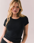 Honey True Black Tee Womens chaserbrand