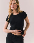 Honey True Black Tee Womens chaserbrand
