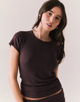 Honey Espresso Tee Womens chaserbrand