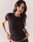 Honey Espresso Tee Womens chaserbrand