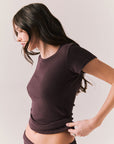 Honey Espresso Tee Womens chaserbrand