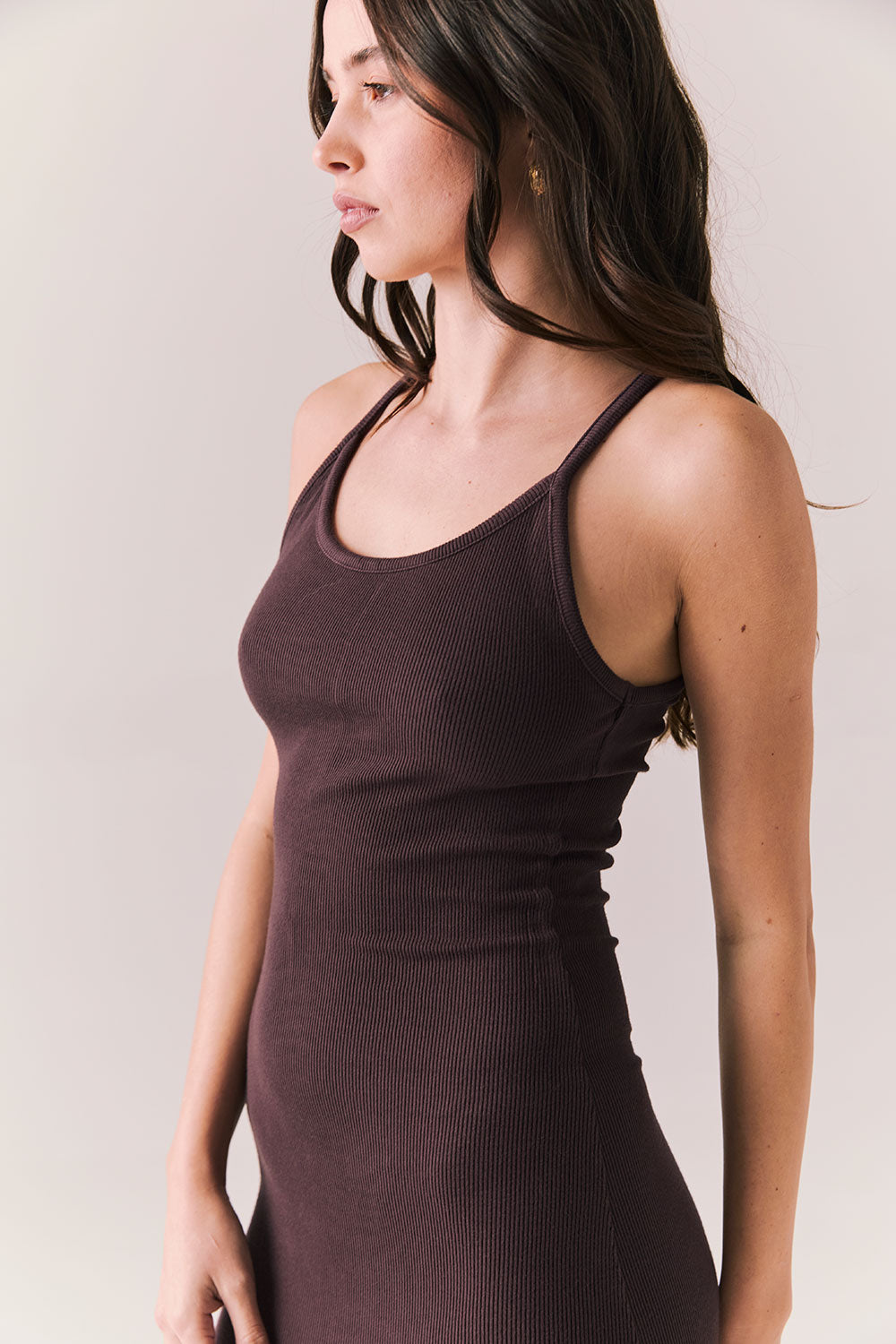 Emmaa Espresso Maxi Dress Womens chaserbrand