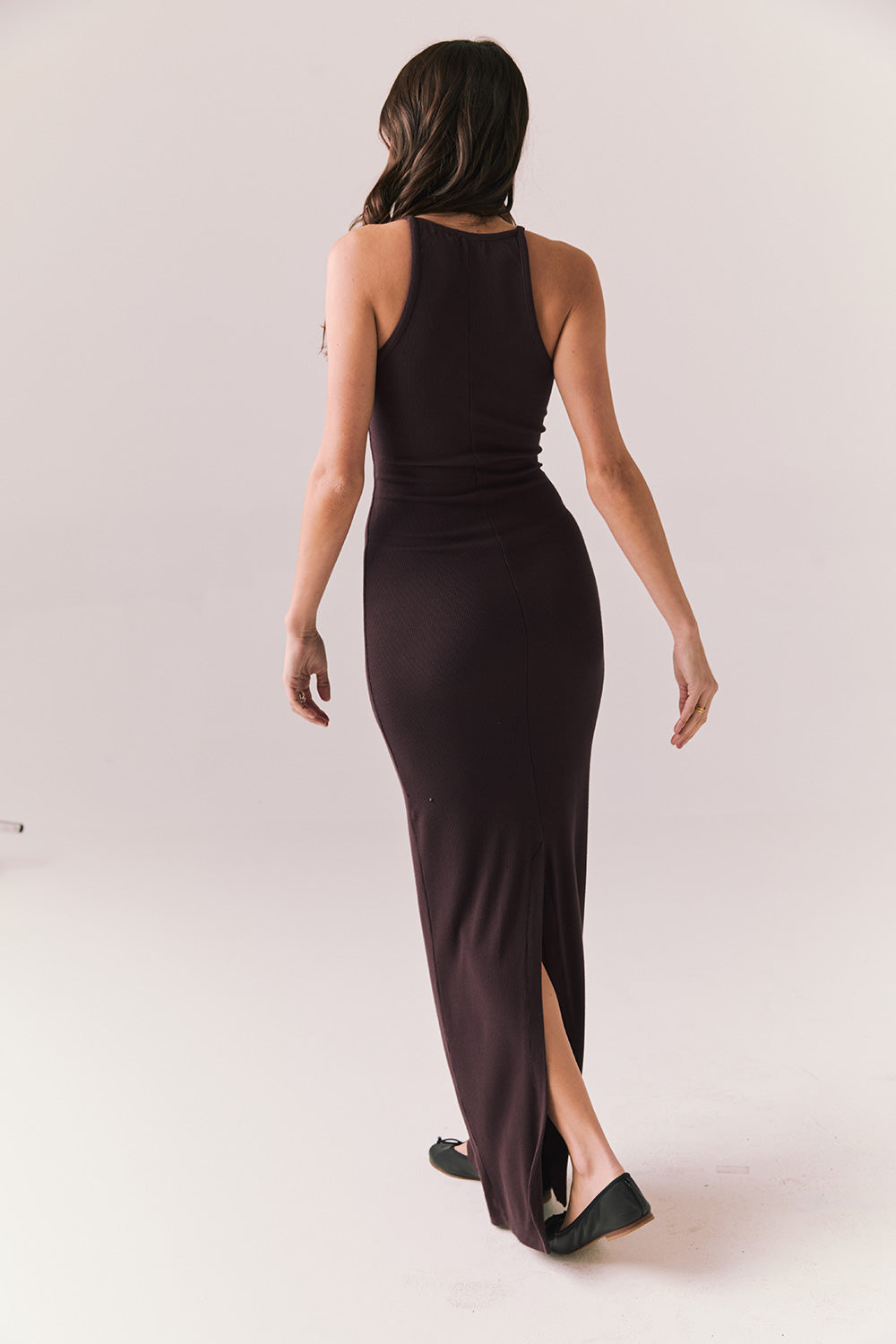 Emmaa Espresso Maxi Dress Womens chaserbrand