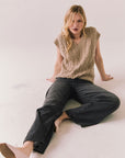 Gaya Heather Oatmeal Sweater Vest Womens chaserbrand