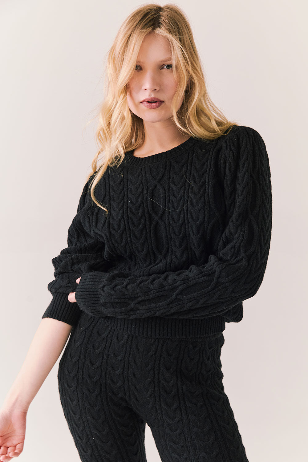 Annira True Black Sweater Womens chaserbrand