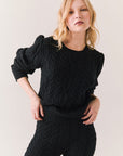 Annira True Black Sweater Womens chaserbrand