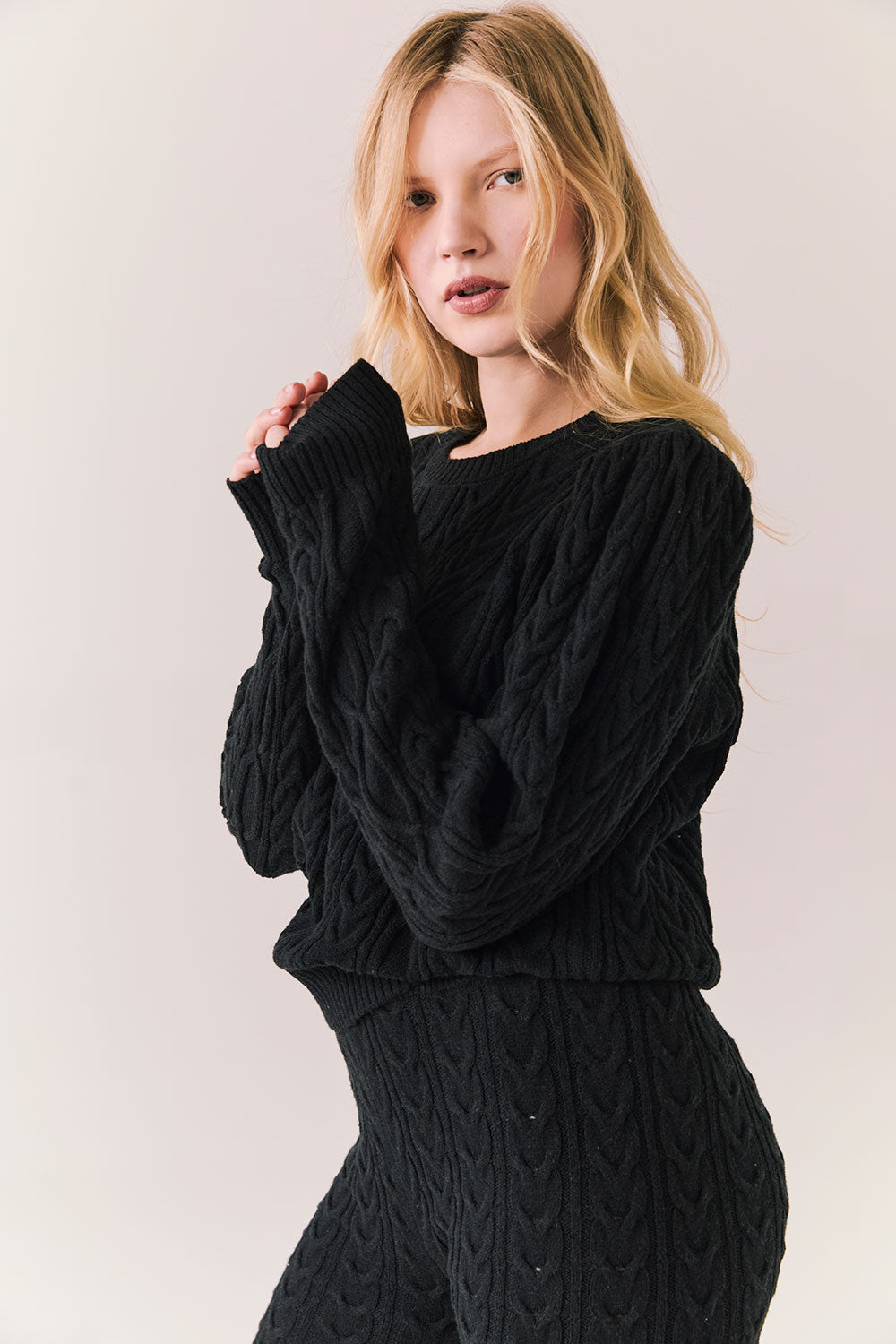 Annira True Black Sweater Womens chaserbrand