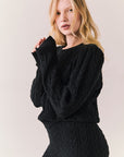 Annira True Black Sweater Womens chaserbrand