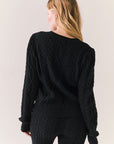 Annira True Black Sweater Womens chaserbrand