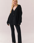 Pierre True Black Cardigan Womens chaserbrand