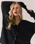 Pierre True Black Cardigan Womens chaserbrand