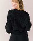 Pierre True Black Cardigan Womens chaserbrand