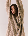 Pierre Heather Oatmeal Cardigan Womens chaserbrand