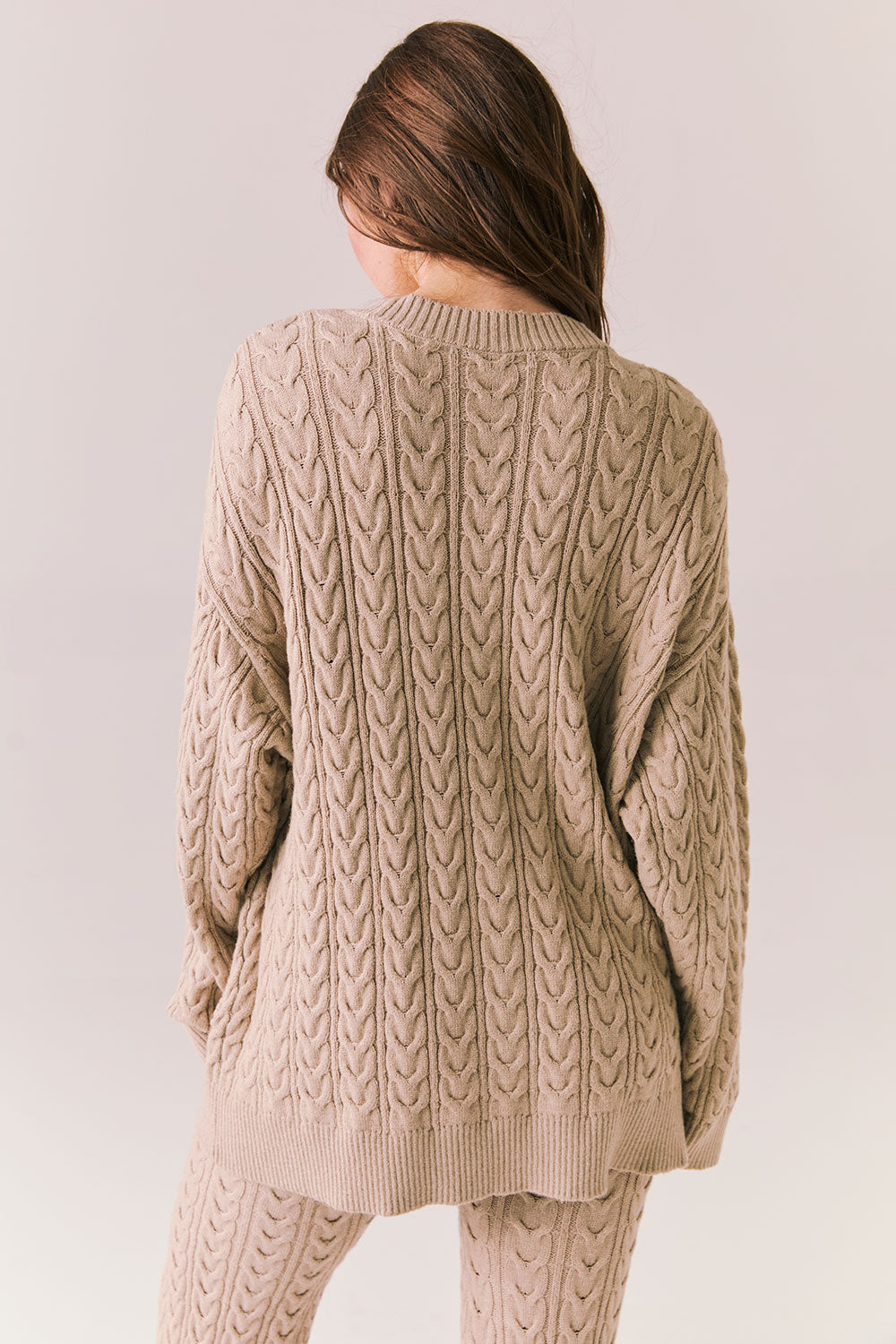 Pierre Heather Oatmeal Cardigan Womens chaserbrand