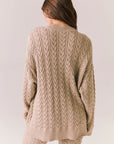 Pierre Heather Oatmeal Cardigan Womens chaserbrand