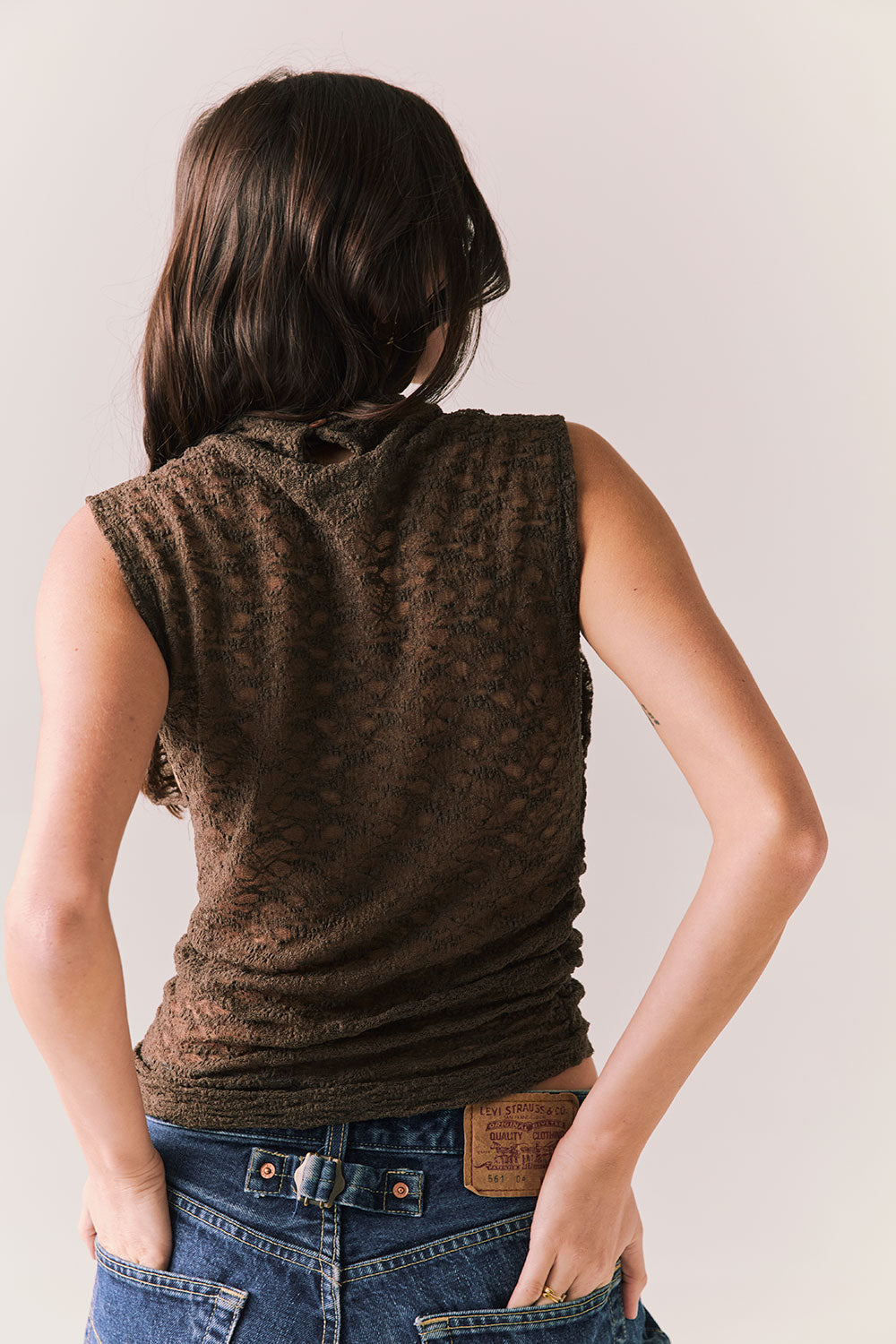 Haileyy Espresso Tank Top Womens chaserbrand