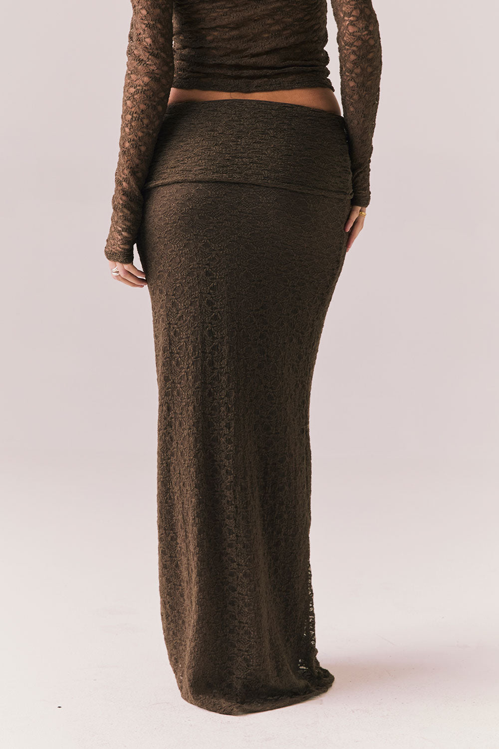 Pamelaa Espresso Maxi Skirt Womens chaserbrand